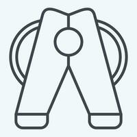Icon Clothes Pegs. related to Laundry symbol. line style. simple design editable. simple illustration vector