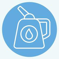Icon Clothes Steamer. related to Laundry symbol. blue eyes style. simple design editable. simple illustration vector