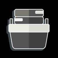Icon Clothe Basket. related to Laundry symbol. glossy style. simple design editable. simple illustration vector
