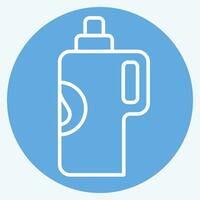 Icon Detergent. related to Laundry symbol. blue eyes style. simple design editable. simple illustration vector