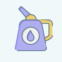 Icon Clothes Steamer. related to Laundry symbol. doodle style. simple design editable. simple illustration vector