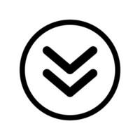 Download icon vector. Upload button illustration. Load symbol or logo. vector