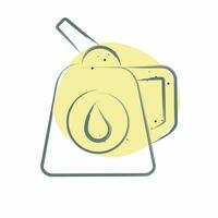 Icon Clothes Steamer. related to Laundry symbol. Color Spot Style. simple design editable. simple illustration vector