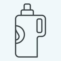 Icon Detergent. related to Laundry symbol. line style. simple design editable. simple illustration vector
