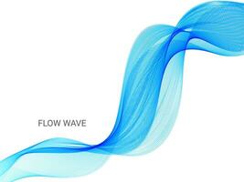Fondo de patrón de onda azul moderno liso elegante abstracto vector