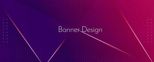 Modern stylish abstract geometric elegant banner pattern background vector