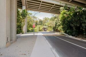 Underpass Bridge Road Slow Warning photo