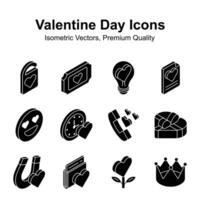 Get your hold on this creatively crafted valentines day vectors set, up for premium use