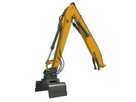 Excavator Bucket heavy construction machinery 3D rendering photo