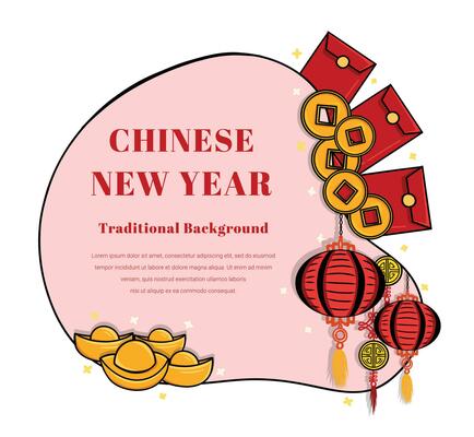 Chinese frames, Asian New Year decorative traditional borders, oriental red line retro pattern, Illustration Chinese decoration border, decorative traditional.
