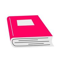 pink educational book vector