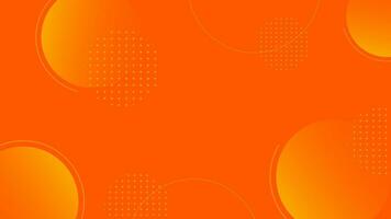 Simple abstract colorful orange background with a circle shape. Suitable for businesses selling banners, events, templates, pages, and others vector