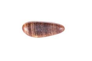 Macro mineral stone jasper on a white background photo