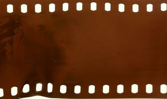 Old film tape overlay. photo