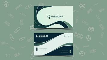 dr visiting card vector