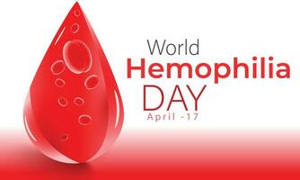 World Hemophilia Day. background, banner, card, poster, template. Vector illustration.