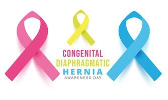 Congenital Diaphragmatic Hernia Action Day. background, banner, card, poster, template. Vector illustration.