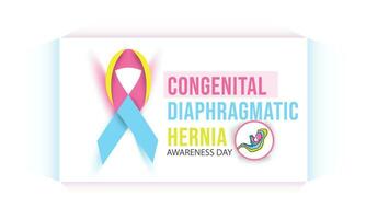 Congenital Diaphragmatic Hernia Action Day. background, banner, card, poster, template. Vector illustration.