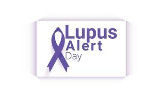 Lupus Alert Day. background, banner, card, poster, template. Vector illustration.