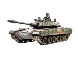 AI generated Main battle tank in hyper realistic style. Armored fighting vehicle. Special military transport. Detailed PNG colorful illustration. AI Generated
