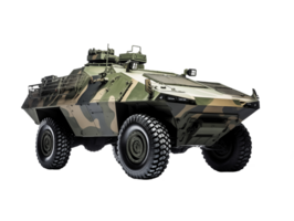 AI generated Main battle vehicle in hyper realistic style. Armored fighting vehicle. Special military transport. Detailed PNG colorful illustration. AI Generated