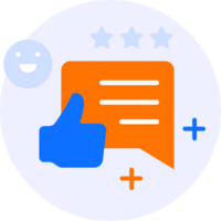 customer feedback modern icon clipart illustration png