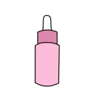 Face serum skincare illustration with pink color png