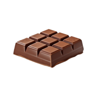 AI generated chocolate bar sweet dessert food on transparent background PNG