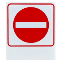 do not entry sign acrylic material png