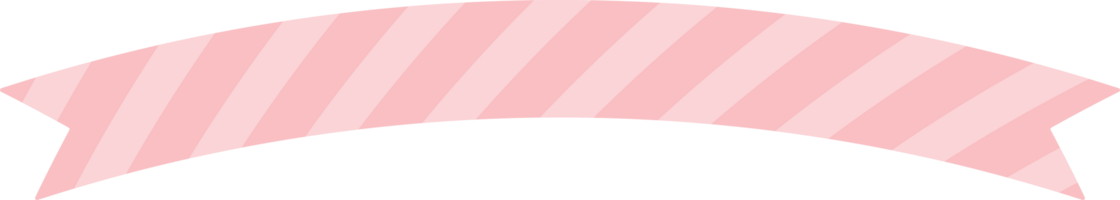 carino pastello rosa fantasia nastro etichetta. piatto design illustrazione. png