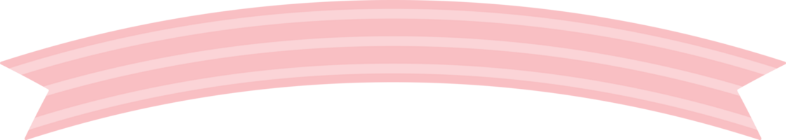 carino pastello rosa fantasia nastro etichetta. piatto design illustrazione. png