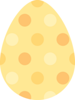 schattig pastel gekleurde Pasen ei. vlak ontwerp illustratie. png