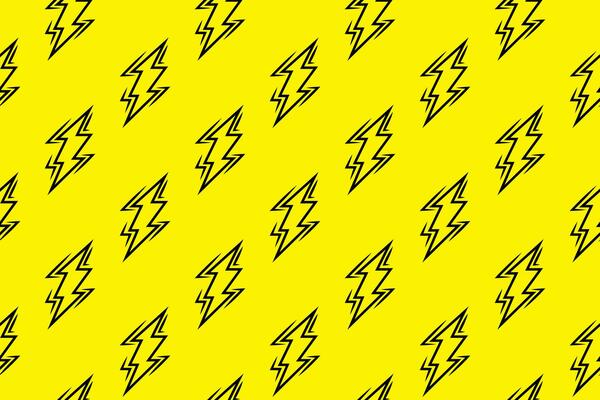 thunder flash lightning abstract arrow geometric style seamless pattern template background wallpaper design