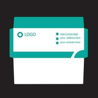 Envelope Template Design vector