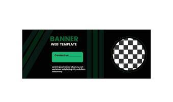 web banner Template Design vector