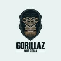vector logo gorila