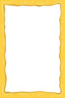Cheese frame drops background. Liquid cheese drip vector