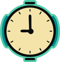 AI generated illustration clock icon png