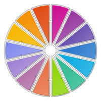 Infografik mit 14 Schritten, Prozess oder Optionen. png