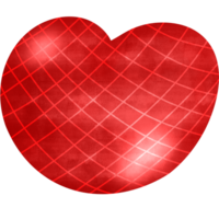 red Heart cute draw Paint Pattern for love valentine wedding festival png