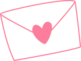 letter pink heart flat design for decoration love valentine wedding card design png