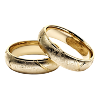 AI generated Couple Ring on Transparent background - Ai Generated png