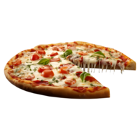 ai generato Pizza fette su trasparente sfondo - ai generato png