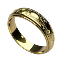 ai généré couple bague sur transparent Contexte - ai généré png