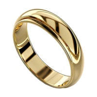 ai généré couple bague sur transparent Contexte - ai généré png