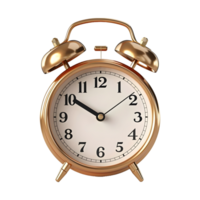 AI generated Alarm Clock on Transparent background - Ai Generated png