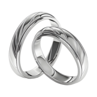 AI generated Couple Ring on Transparent background - Ai Generated png