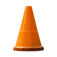 AI generated Traffic Cone on Transparent background - Ai Generated png