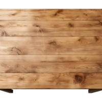 AI generated Wooden Table on Transparent background - Ai Generated png