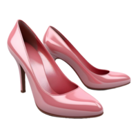 AI generated Woman High Heel Sandals on Transparent background - Ai Generated png